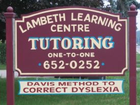 Lambeth Learning Centre sign outside old tutoring office